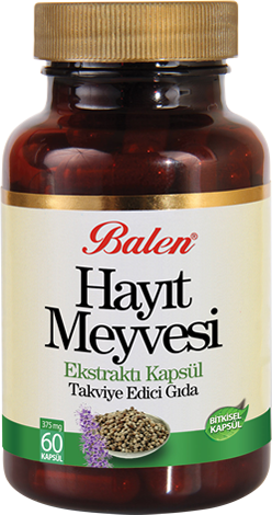 Hayıt Meyvesi Ekstraktı Kapsül Takviye Edici Gıda