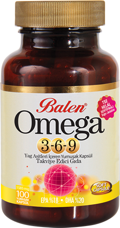 Omega 3,6,9 Yağ Asitlerini İçeren Yumuşak Kapsül Takviye Edici Gıda