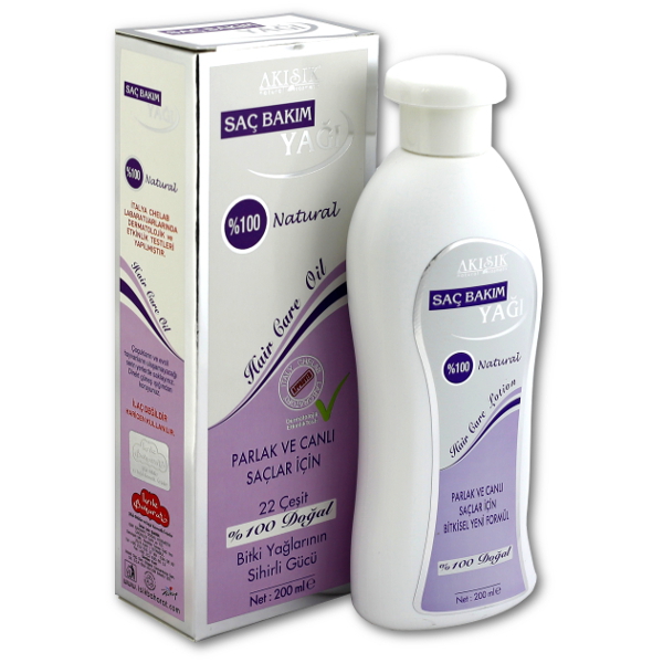 Saç Bakım Yağı 200ml. Bitkisel Yağ