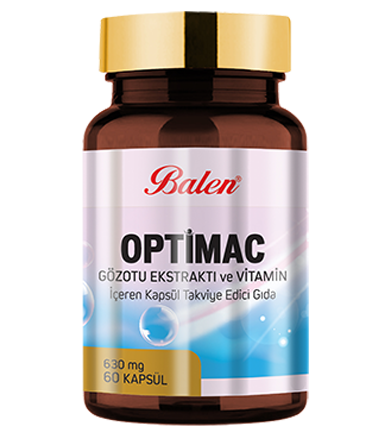 Optimac Gözotu Ekstraktı ve Vitamin İçeren Kapsül Takviye Edici Gıda