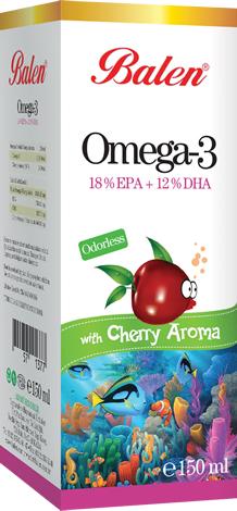 Omega 3 Vişne Aromalı Balık Yağı Takviye Edici Gıda