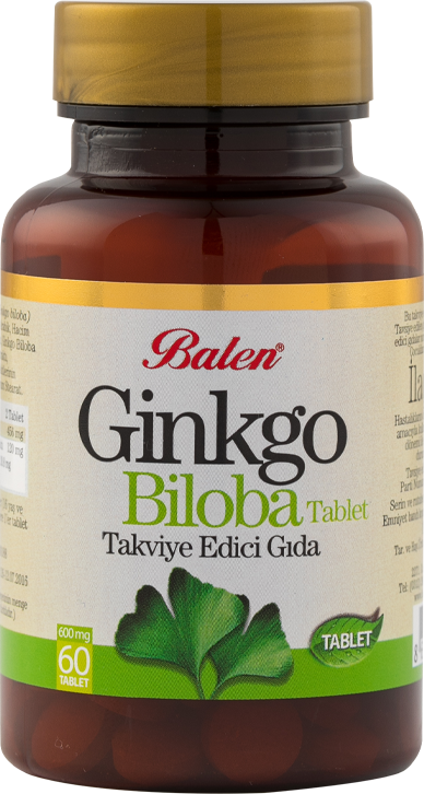 Ginkgo Biloba Tablet Takviye Edici Gıda