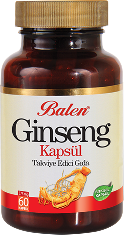 Ginseng Kapsül Takviye Edici Gıda