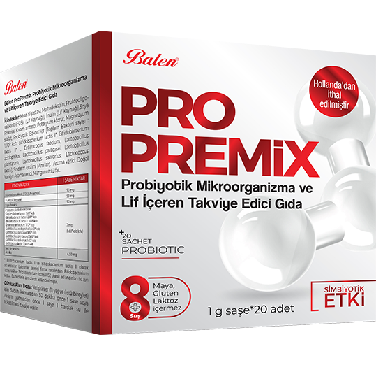 Propremix Probiyotik Mikroorganizma ve Lif İçeren Takviye Edici Gıda
