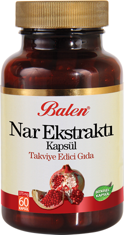 Nar Ekstraktı Kapsül Takviye Edici Gıda