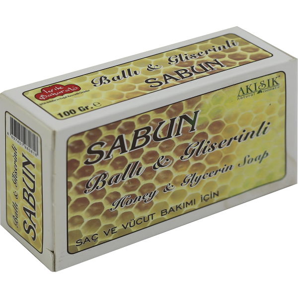 Ballı Gliserinli 100gr. Doğal Sabun