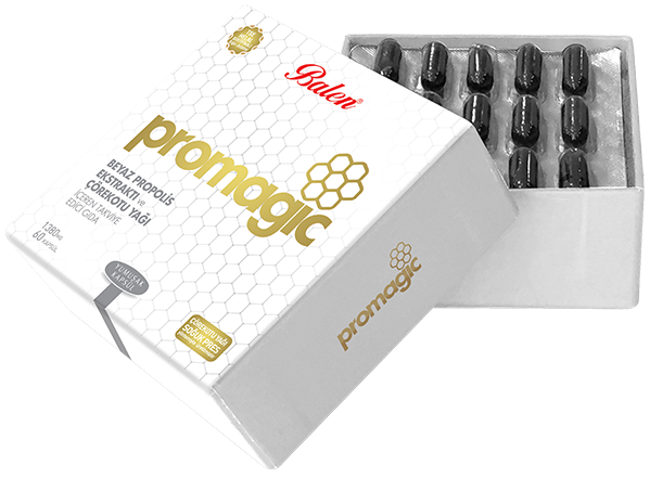 Promagic Propolis Ekstraktı ve Çörekotu Yağı İçeren Takviye Edici Gıda
