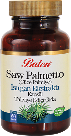 Saw Palmetto (Cüce Palmiye), Isırgan Ekstraktı Kapsül Takviye Edici Gıda
