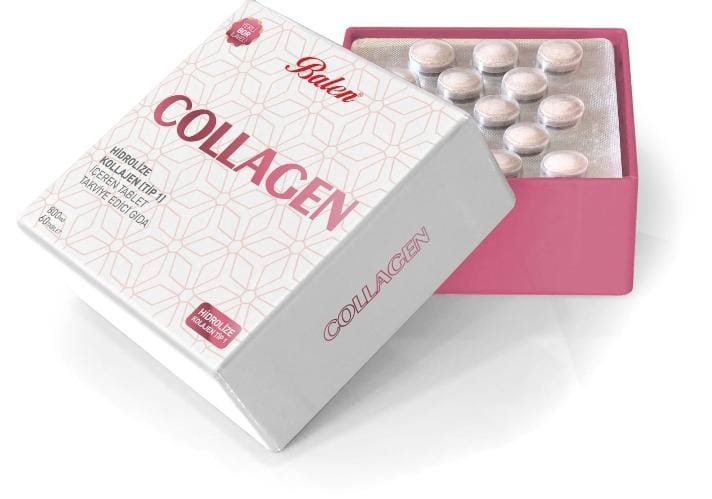 Collagen Hidrolize Kollajen (Tip 1) İçeren Tablet Takviye Edici Gıda